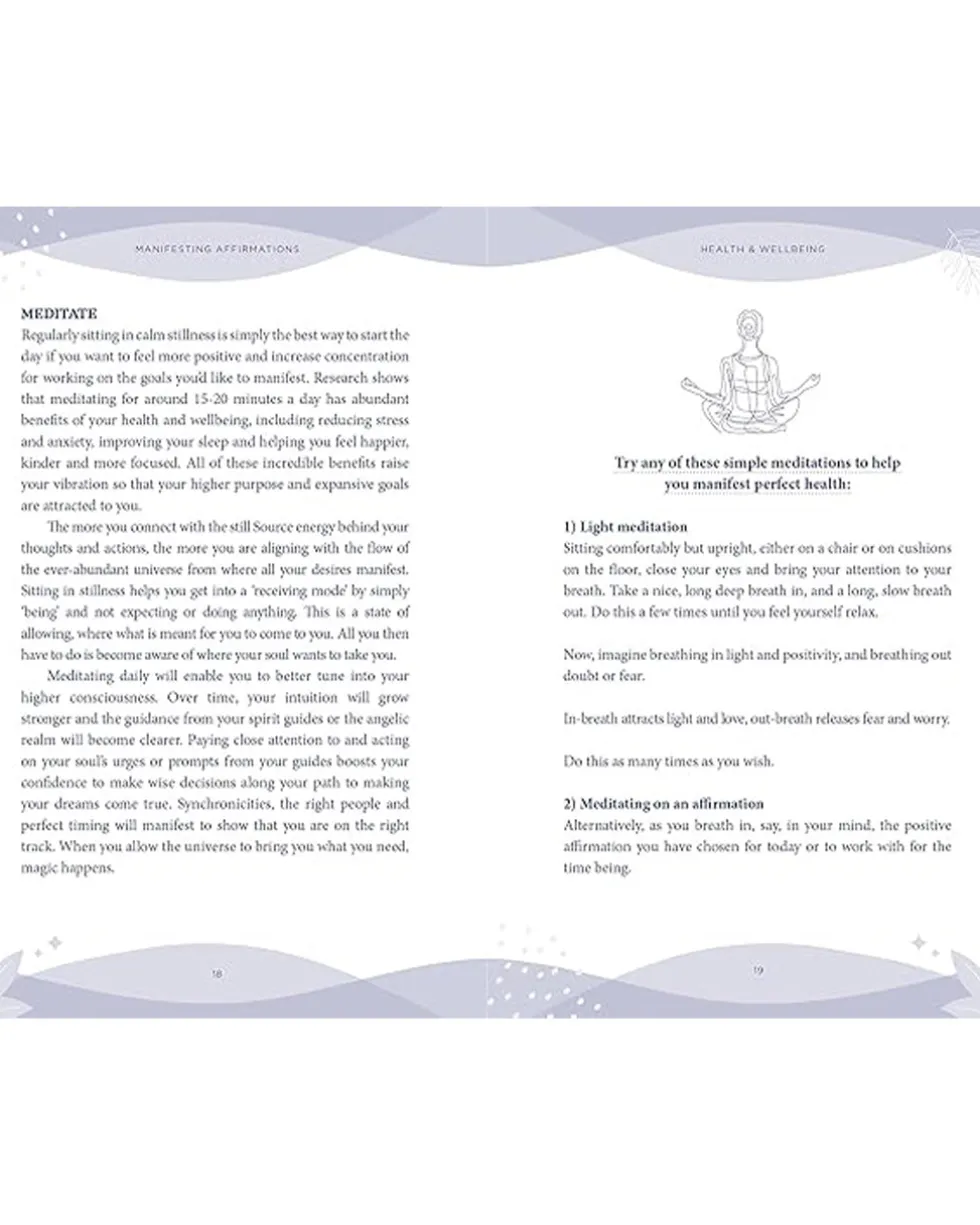 Manifesting Affirmations Book & Card Deck