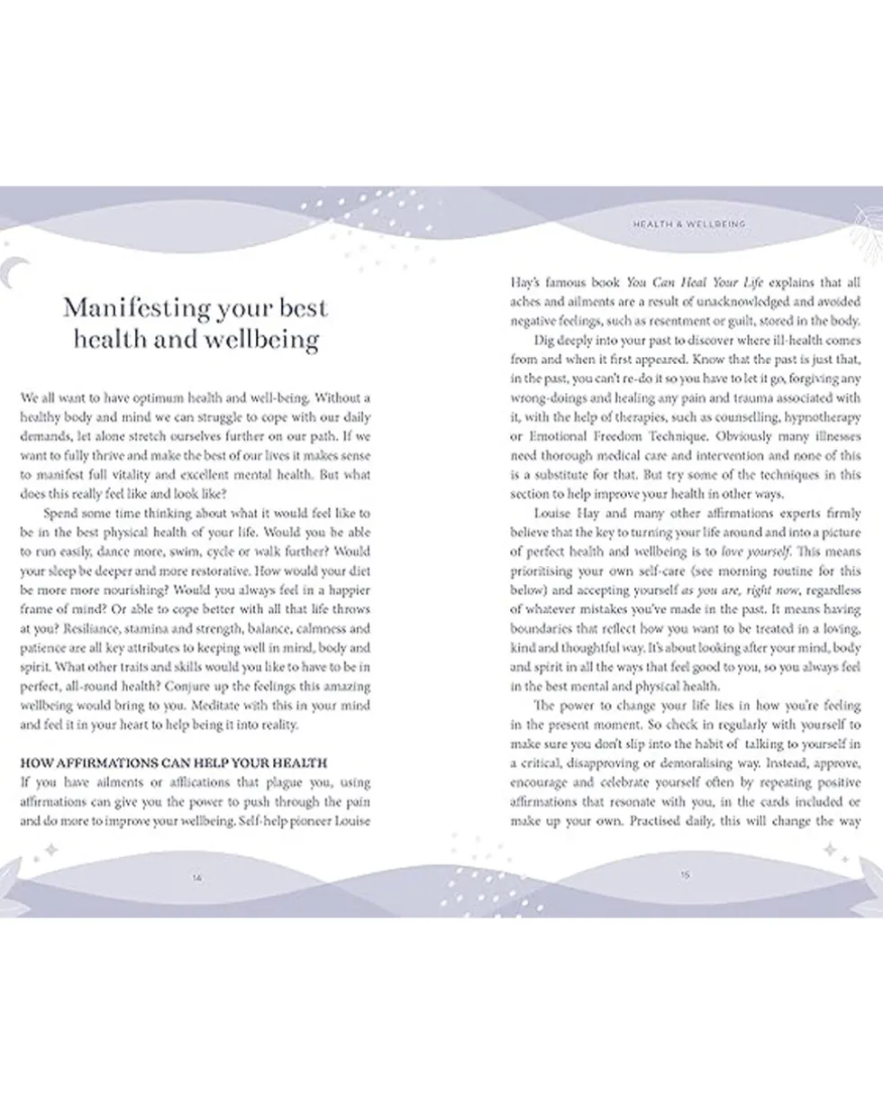 Manifesting Affirmations Book & Card Deck