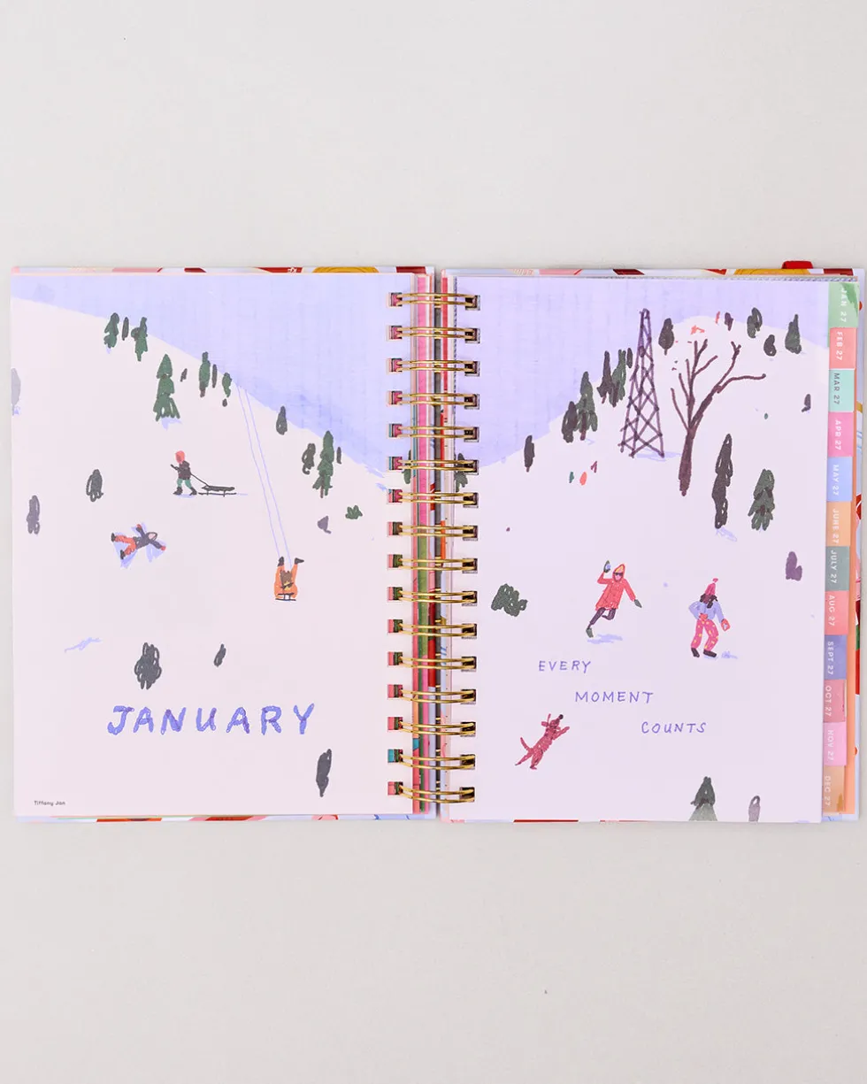 Medium 17-Month Academic Planner - Icons