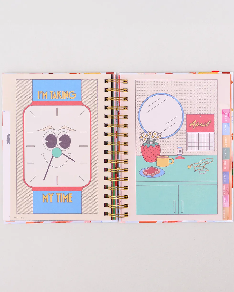 Medium 17-Month Academic Planner - Icons