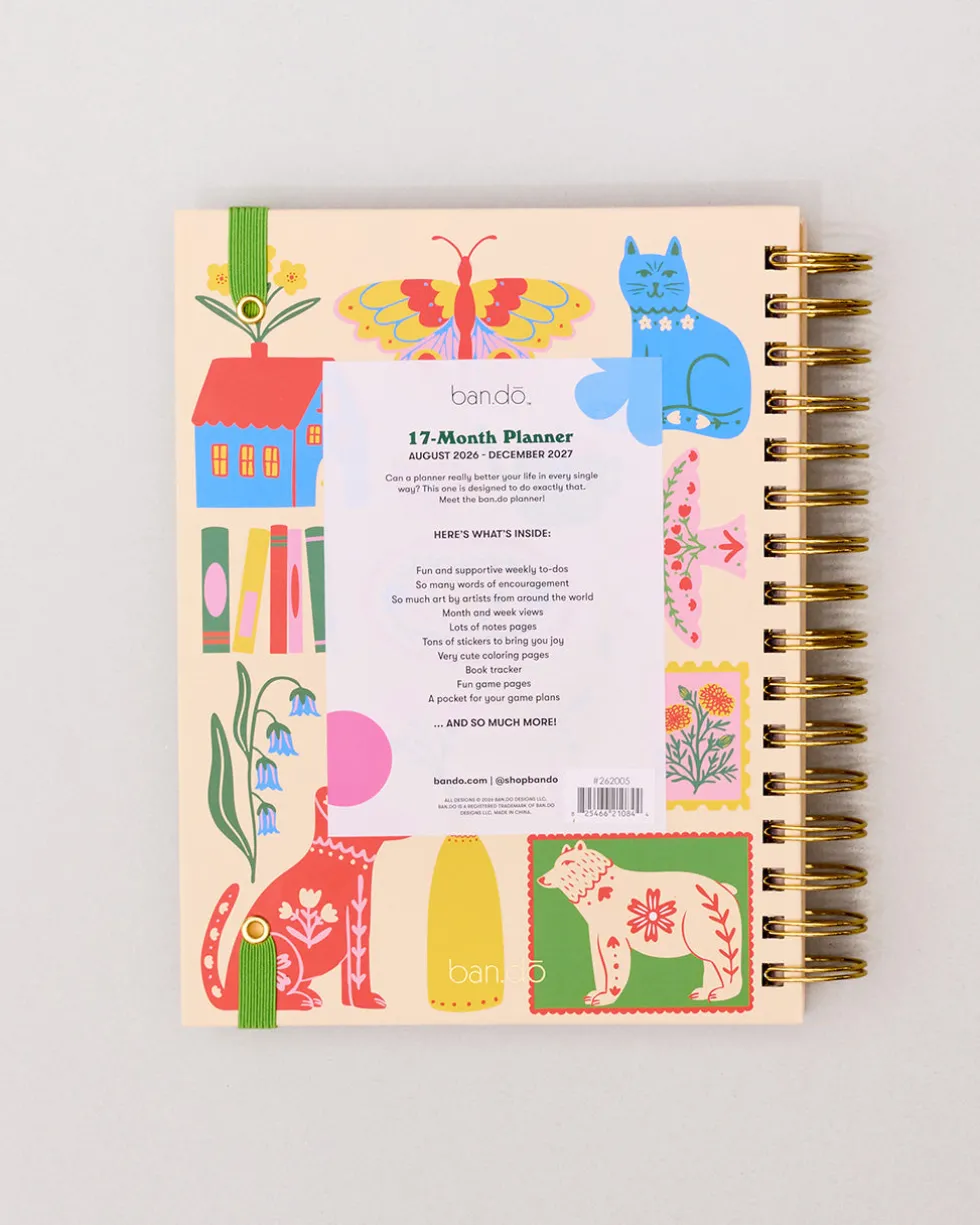 Medium 17-Month Academic Planner - Icons