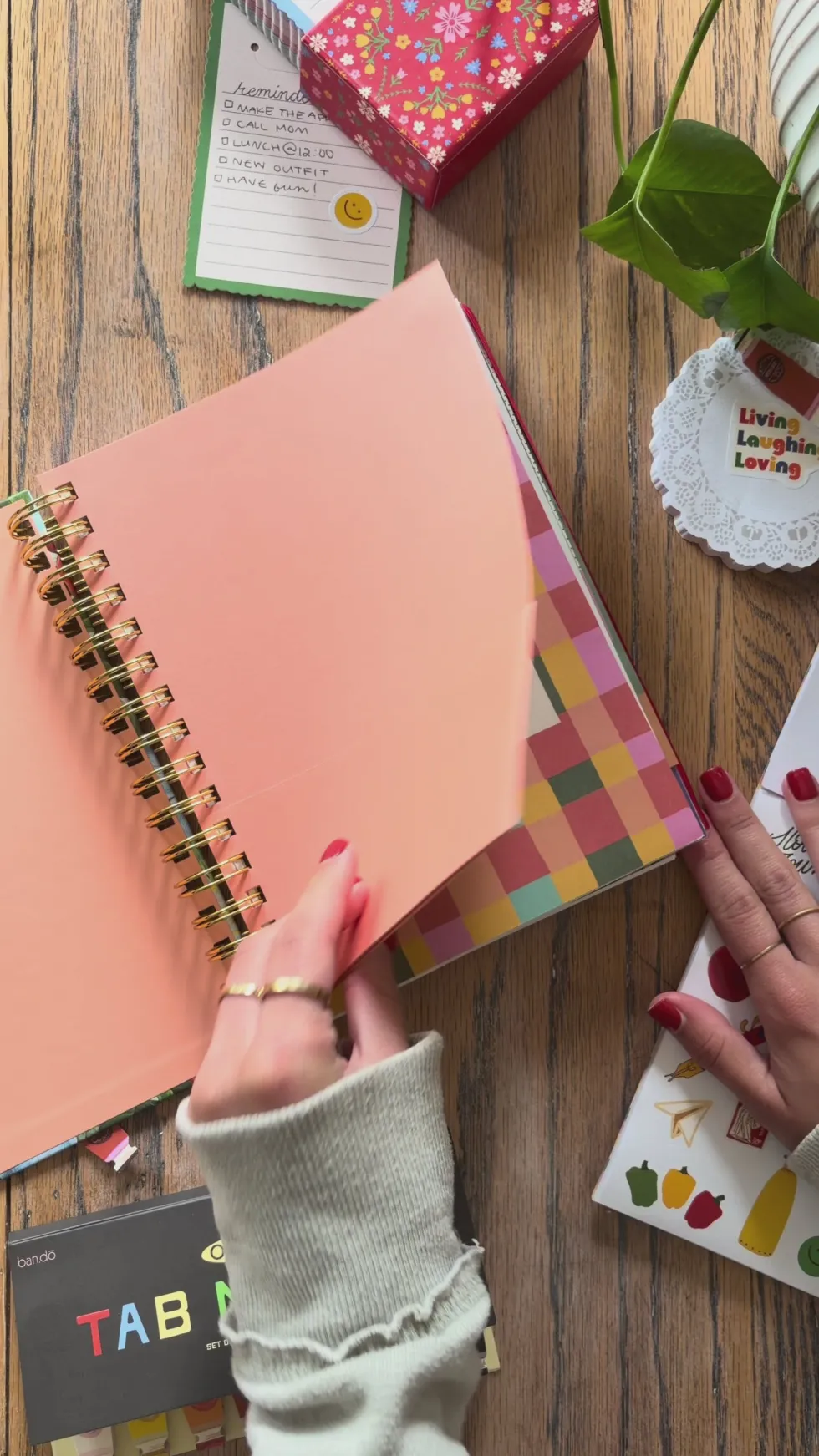 Medium 17-Month Academic Planner - Art Tools
