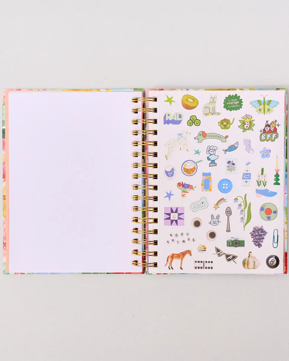 Medium 17-Month Academic Planner - Oil Paint Floral