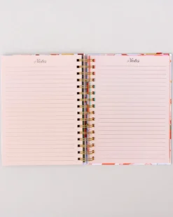 Medium 17-Month Academic Planner - Pink Tile Floral