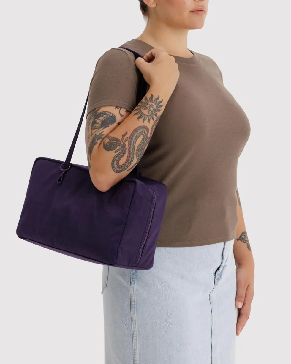 Medium Nylon Bowler Bag - Fig