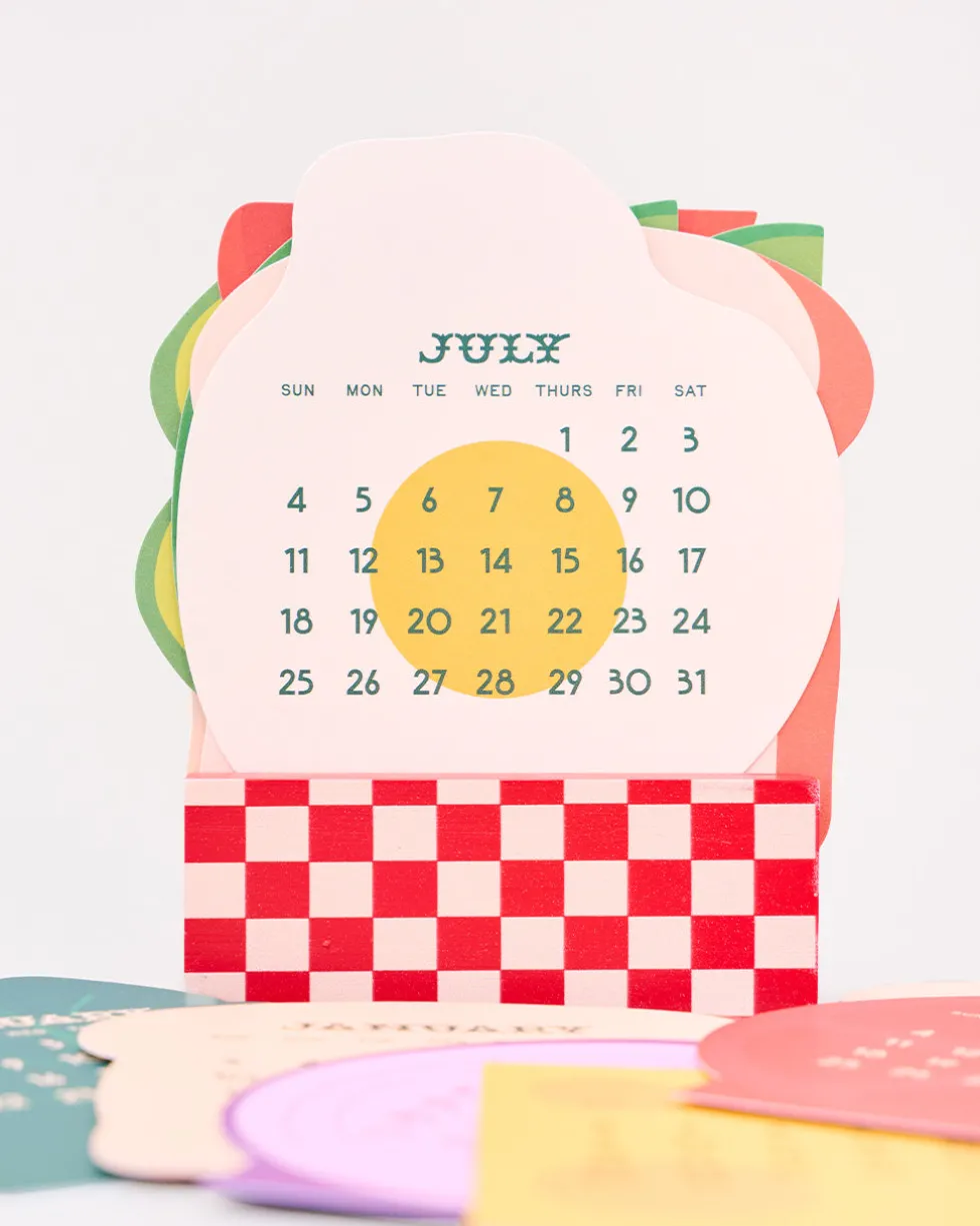 Mini Calendar - Sandwich