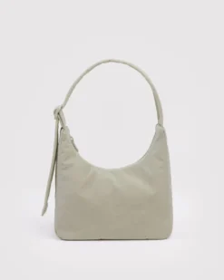 Mini Nylon Shoulder Bag - Celadon