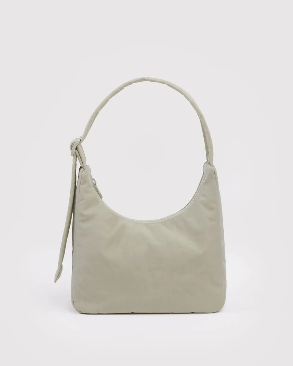 Mini Nylon Shoulder Bag - Celadon