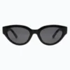 Monroe Vintage Polarized Cat-Eye Sunglasses - Black