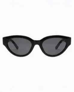 Monroe Vintage Polarized Cat-Eye Sunglasses - Black