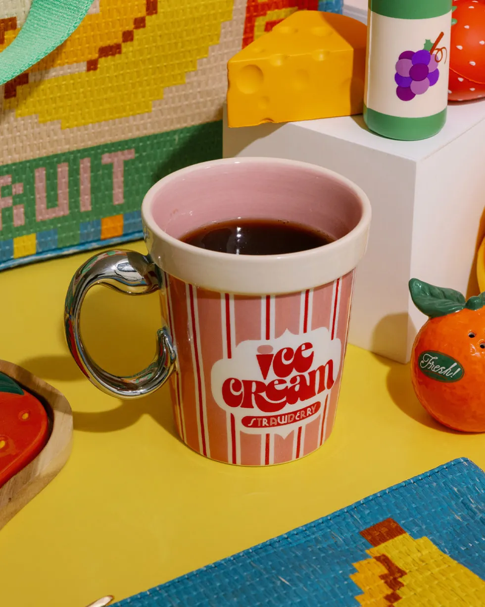 Novelty Ceramic Mug - Ice Cream Carton
