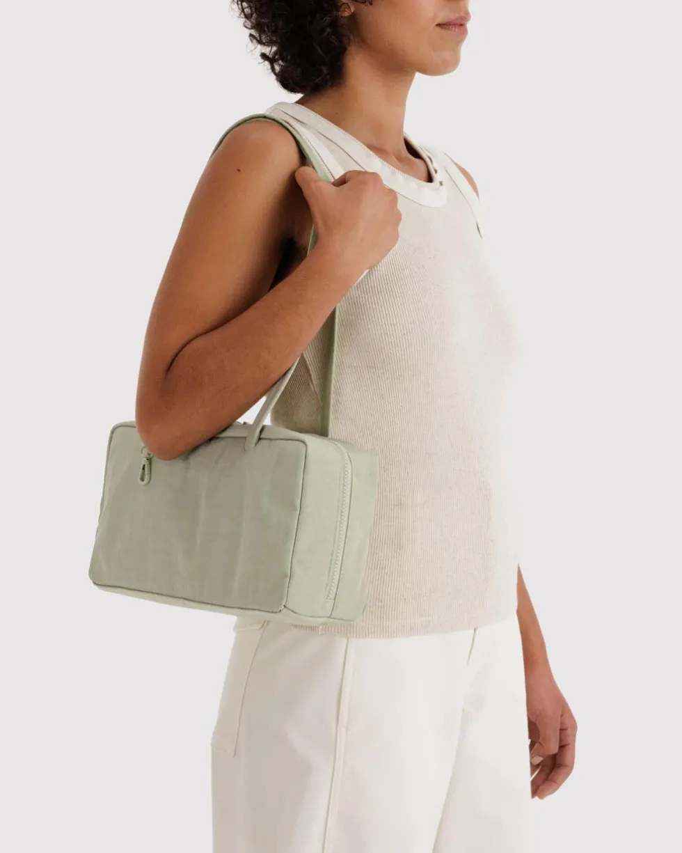 Nylon Bowler Bag - Celadon