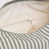 Nylon Meringue Bag - Sage Stripe