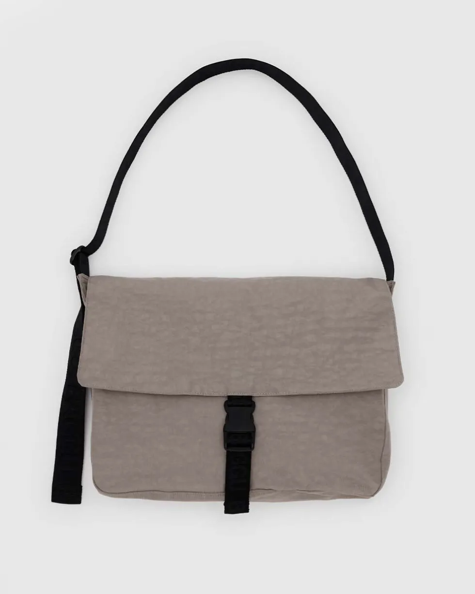 Nylon Messenger Bag - Dove
