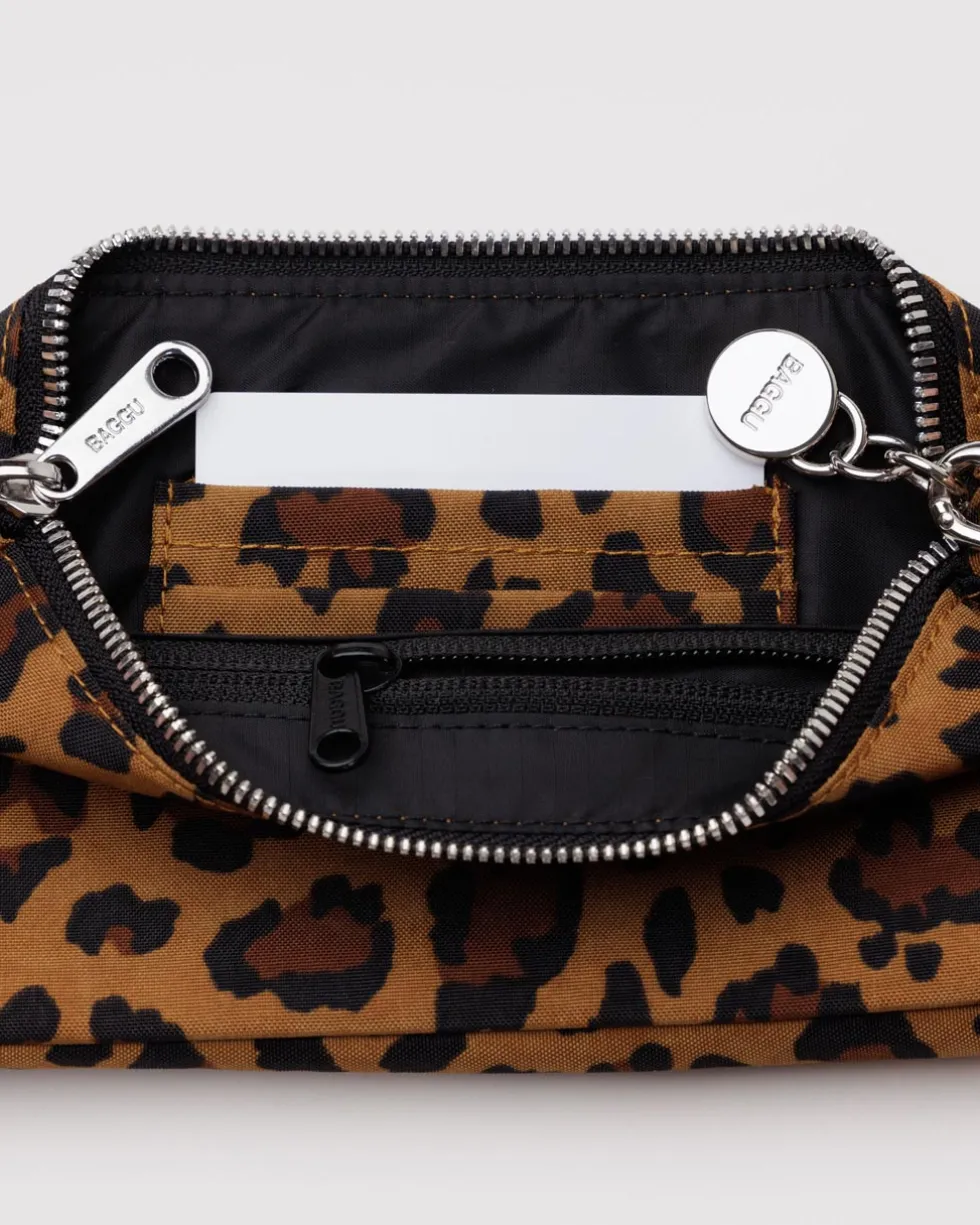 Nylon Pochette - Leopard