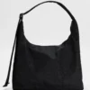 Nylon Shoulder Bag - Black