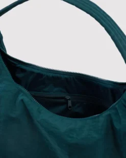Nylon Shoulder Bag - Deep Sea