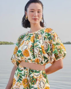 Off-White Biriba Cropped Top