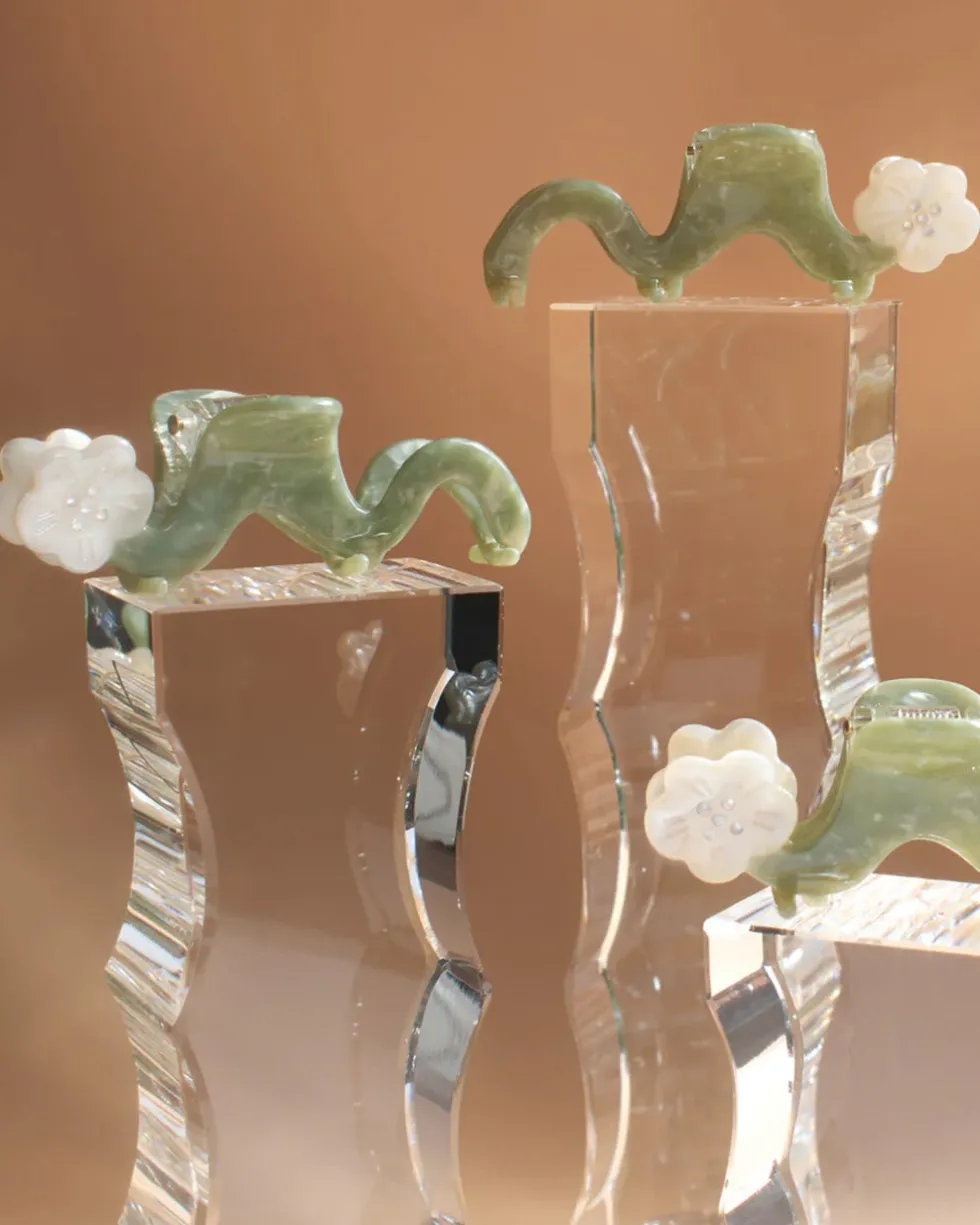 Orange Blossom Hair Claw