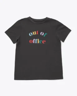 Out of Office Tee - Vintage Black