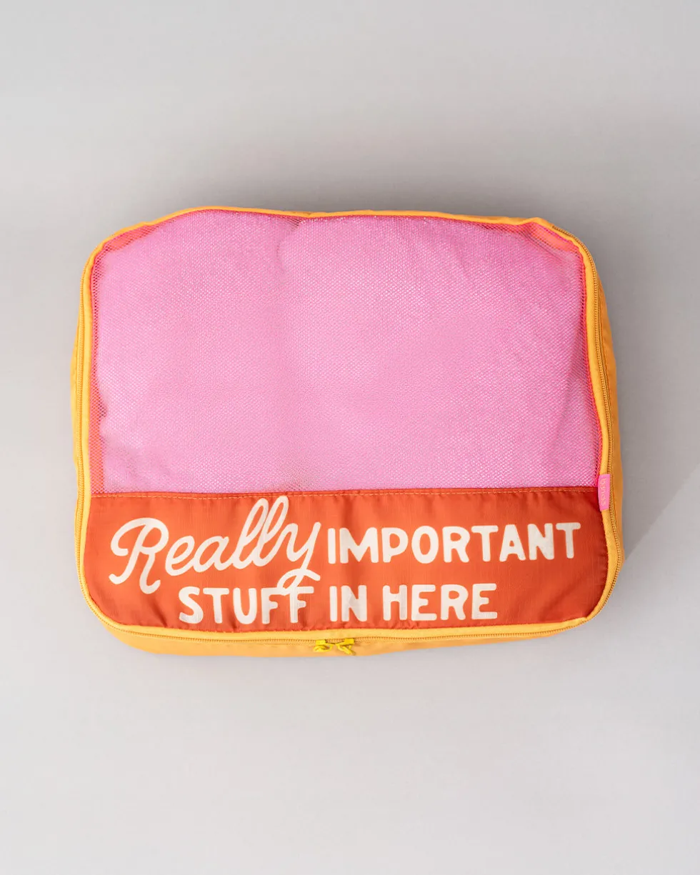 Packing Cube Set - Really Important Stuff