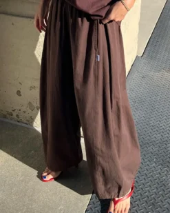 Parachute Pants - Dark Brown
