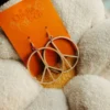 Peace Sign Wood Earrings