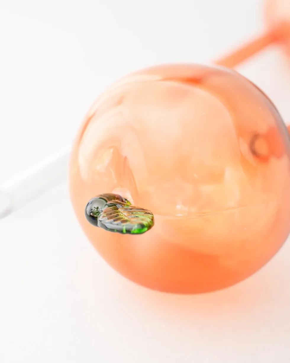 Peach Watering Globes