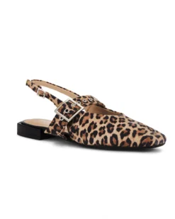 Pearl Slingback Ballet Flat - Leopard