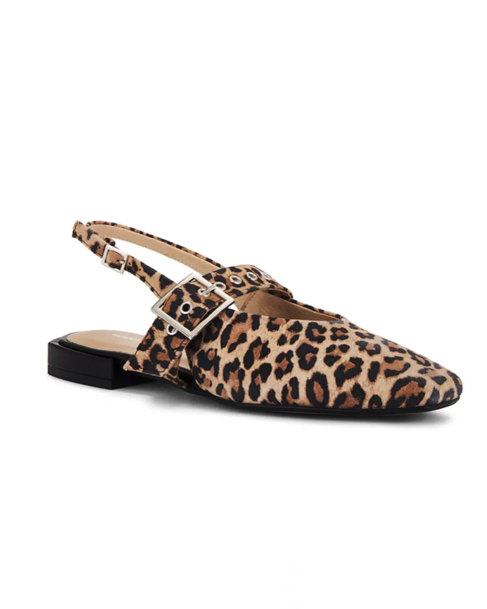 Pearl Slingback Ballet Flat - Leopard