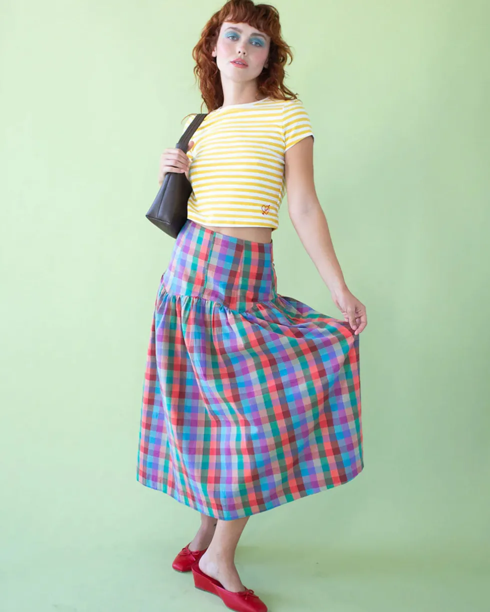 Penny Skirt - Colorburst Plaid