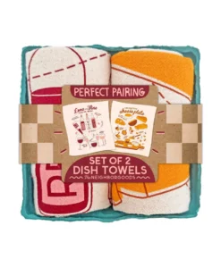 Perfect Pairing Dish Towel - Set of 2