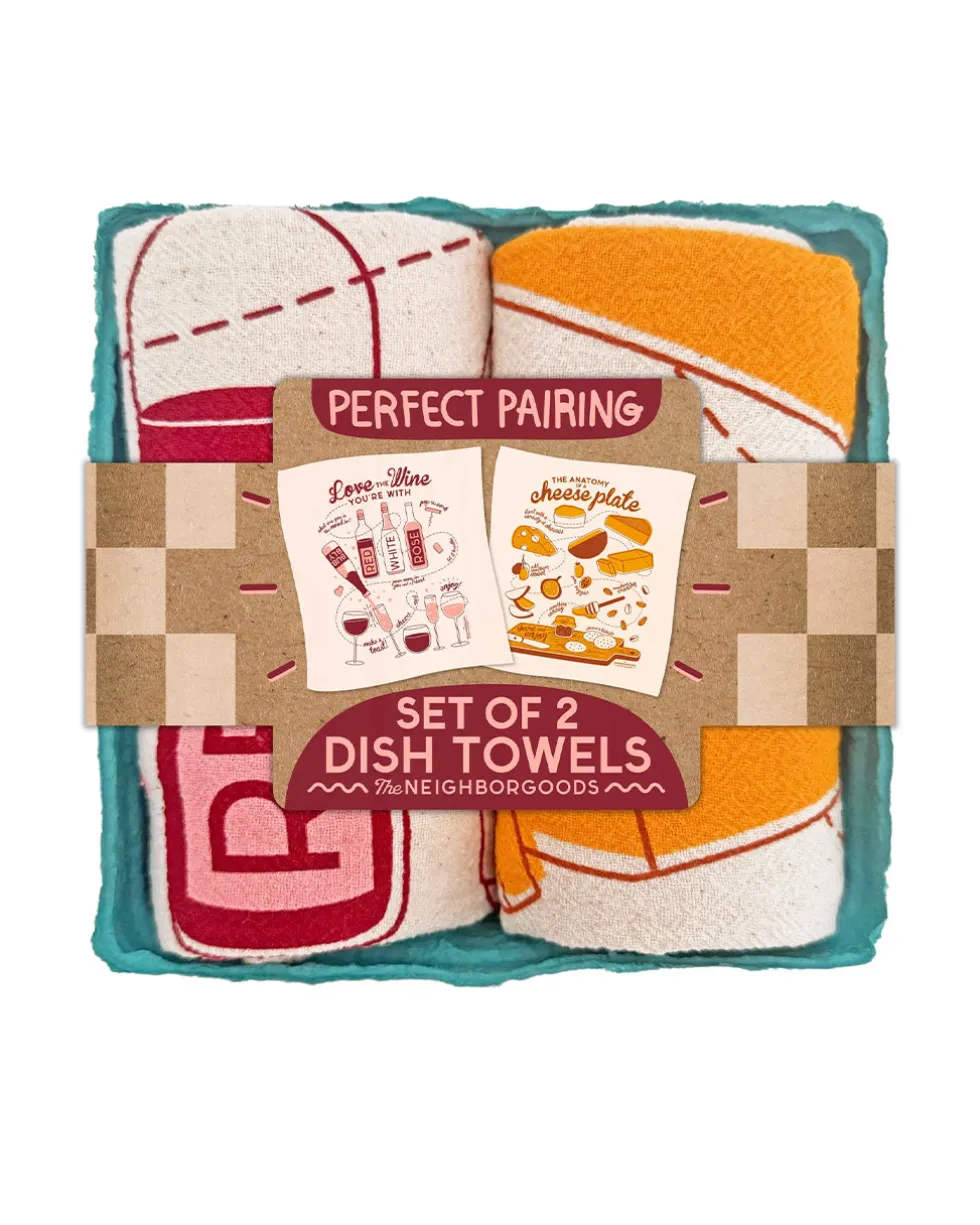 Perfect Pairing Dish Towel - Set of 2