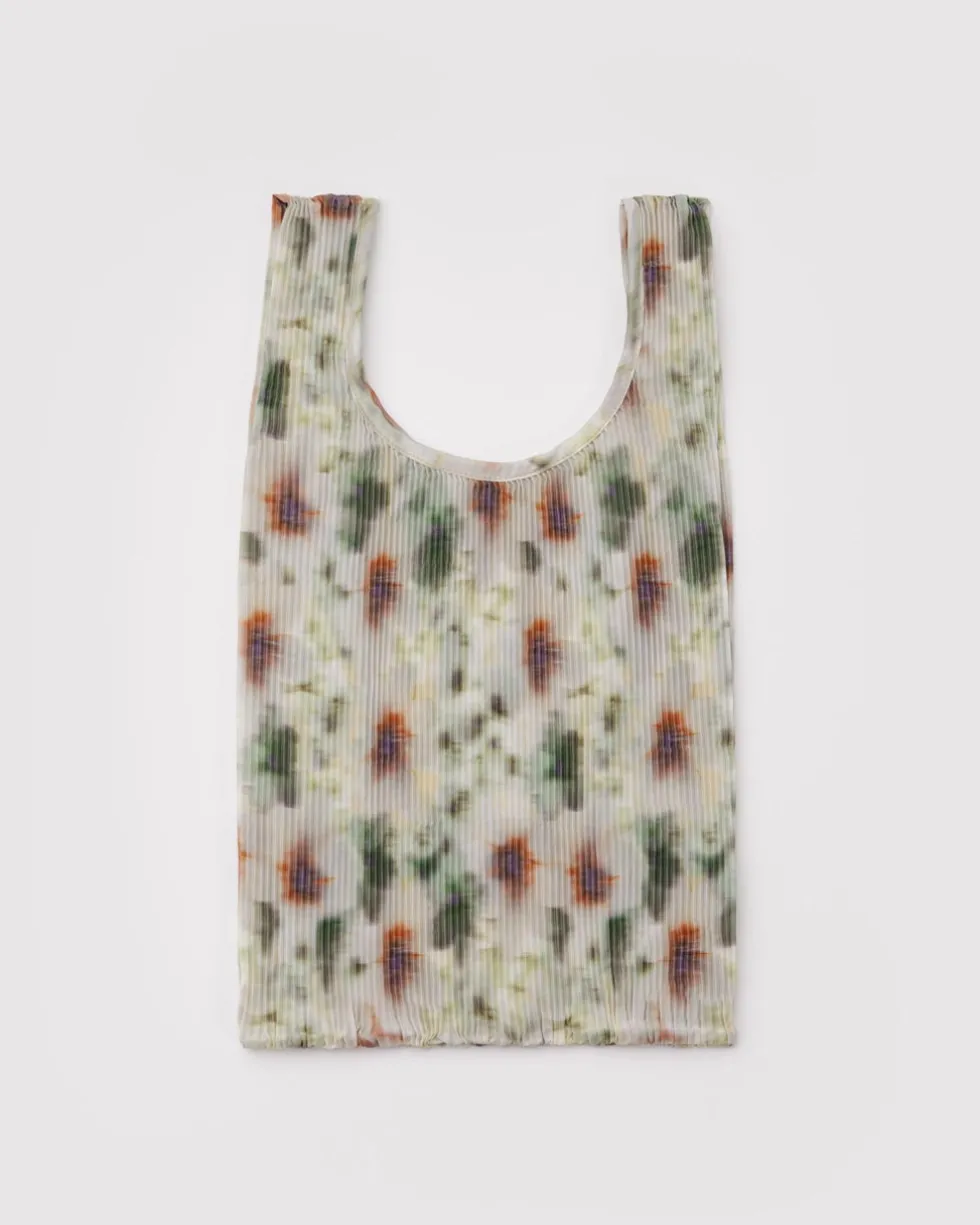 Pleated Baggu - Abstract Floral
