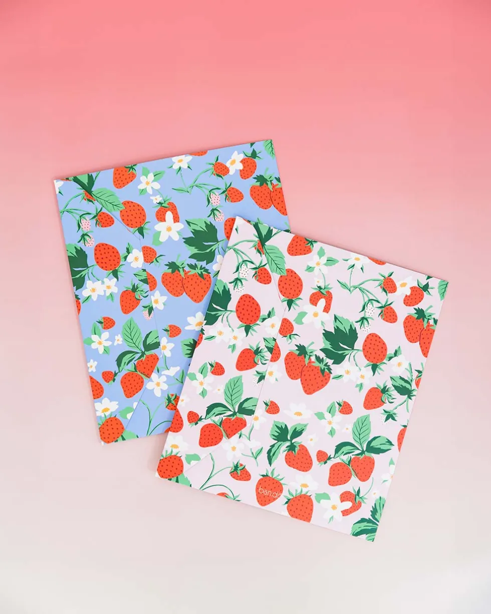 Pocket Folder Set - Strawberry Fields