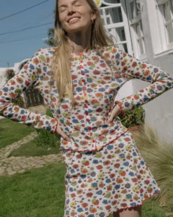 Poppy Cardi - Primary Floral