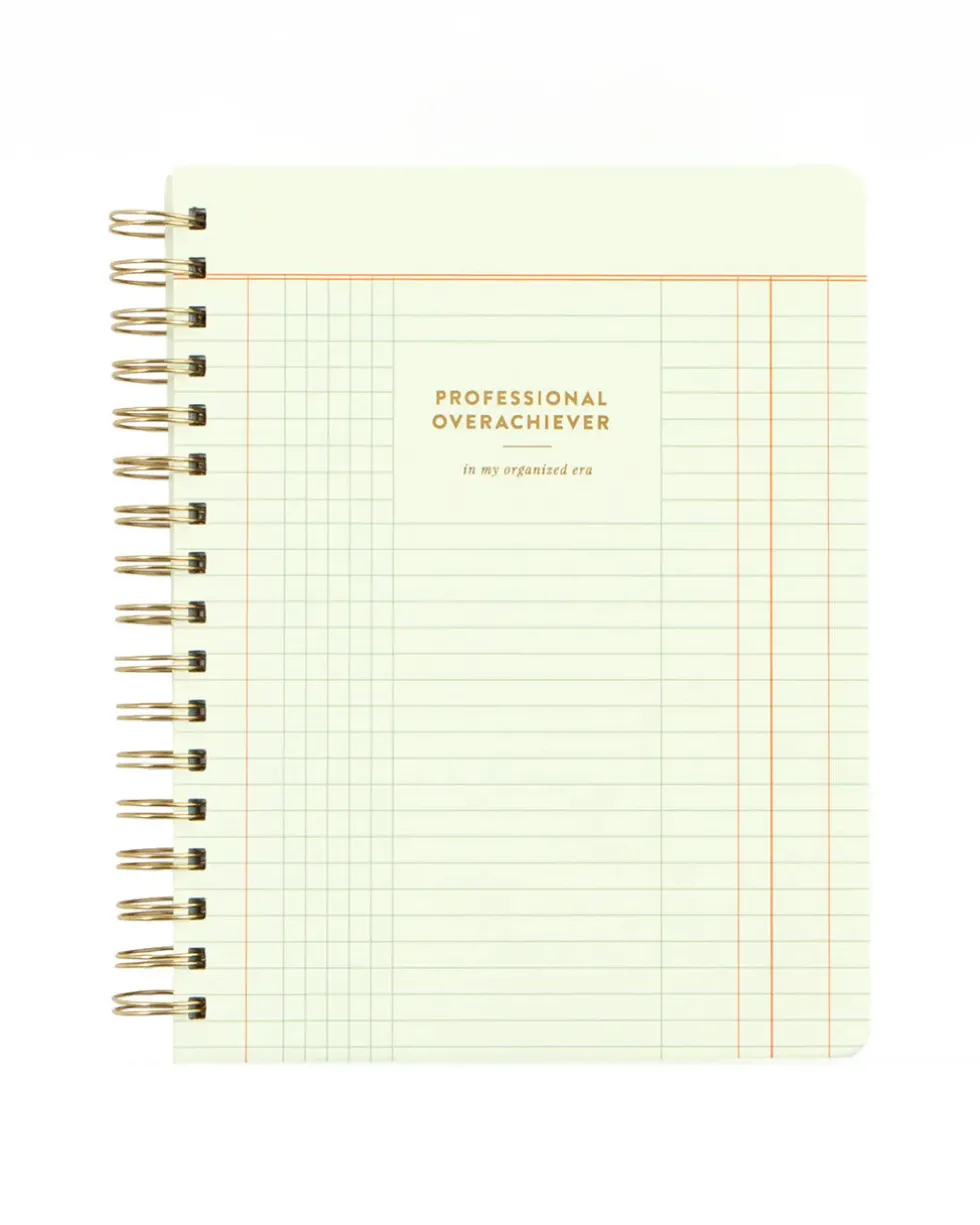 Professional Overachiever Spiral Notebook