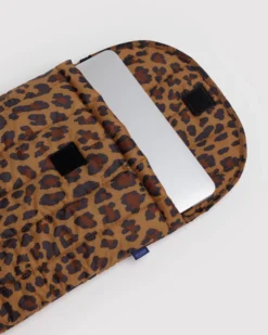 Puffy Laptop Sleeve 16" - Leopard