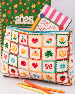 Quilted Pouch - Icons