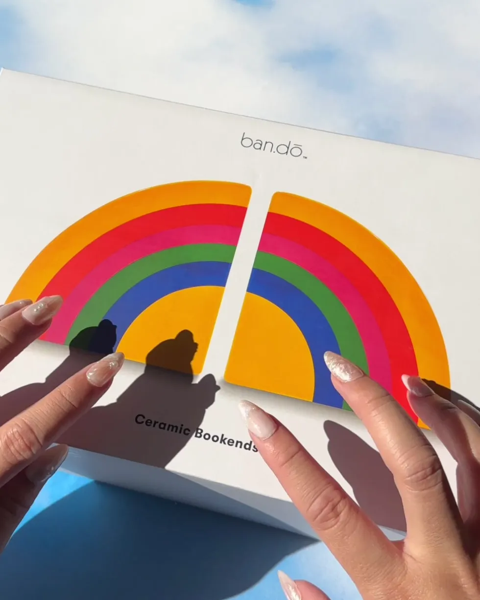 Rainbow Bookends