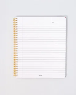 Rough Draft Large Notebook - Floral Stripe