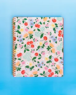 Rough Draft Large Notebook - Flowers and Fruit
