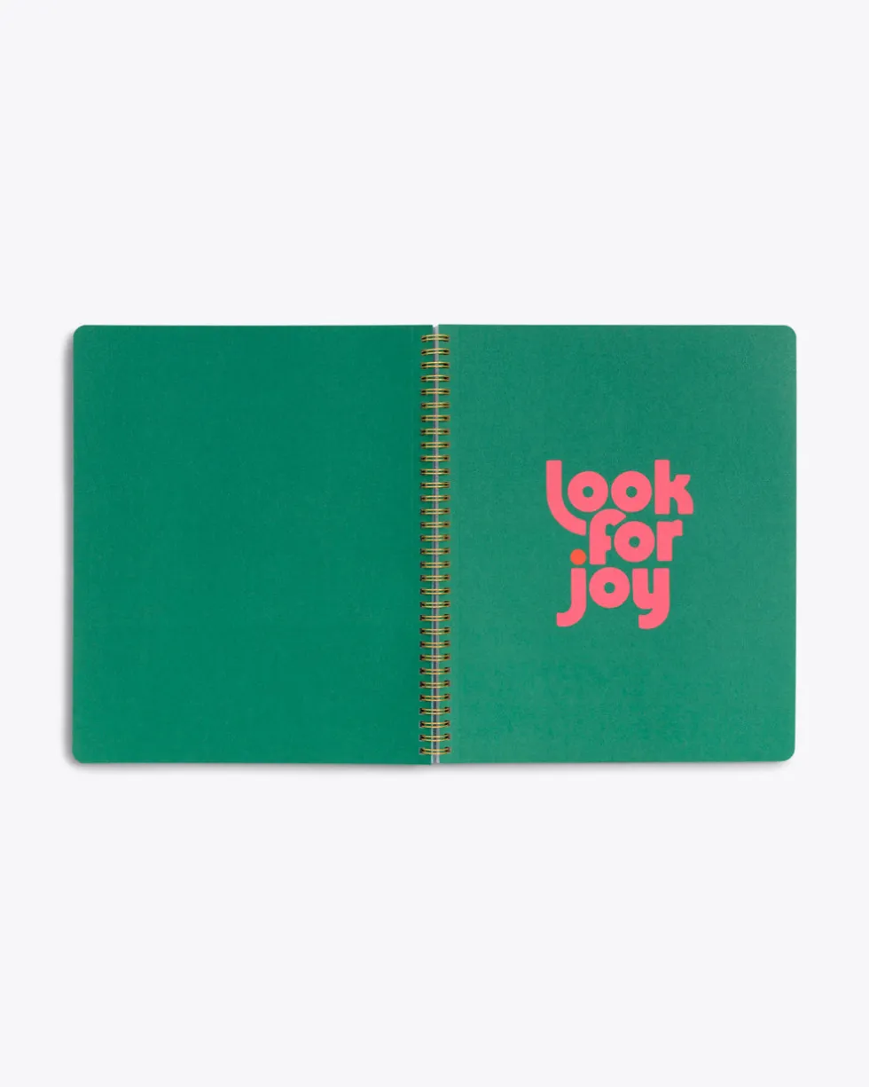 Rough Draft Large Notebook - Strawberry Field