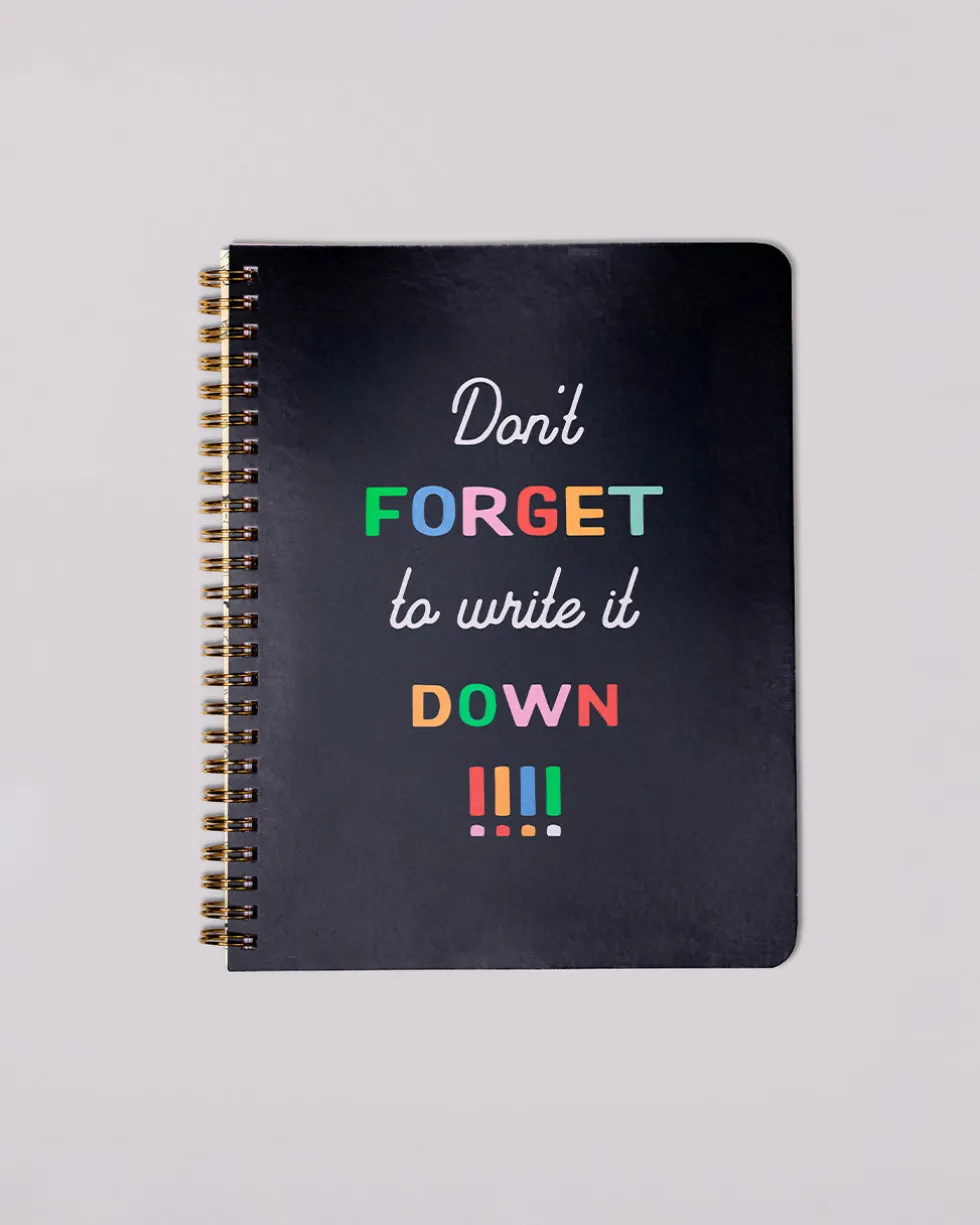 Rough Draft Mini Notebook - Don't Forget to Write it Down