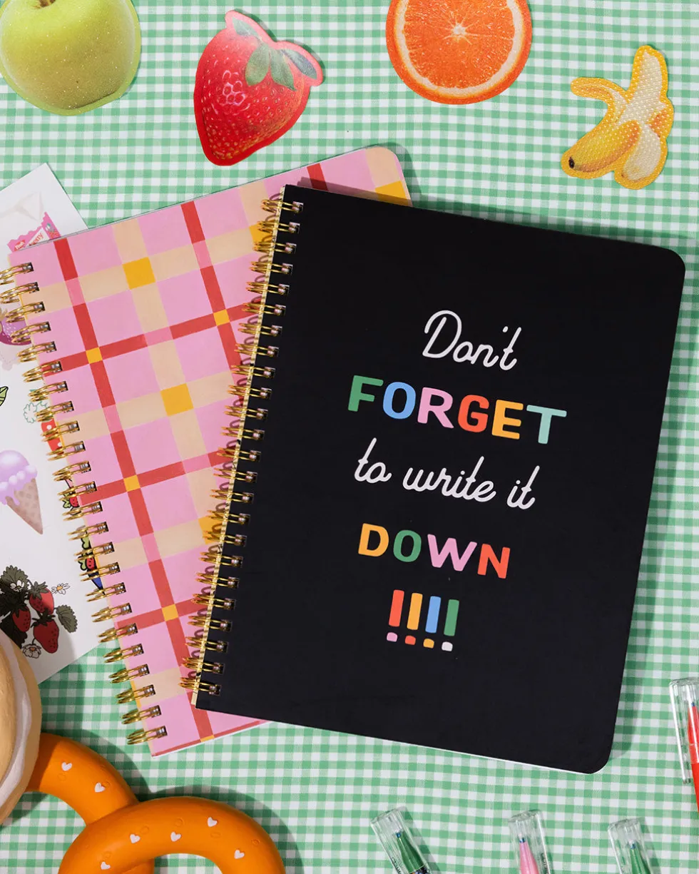 Rough Draft Mini Notebook - Don't Forget to Write it Down