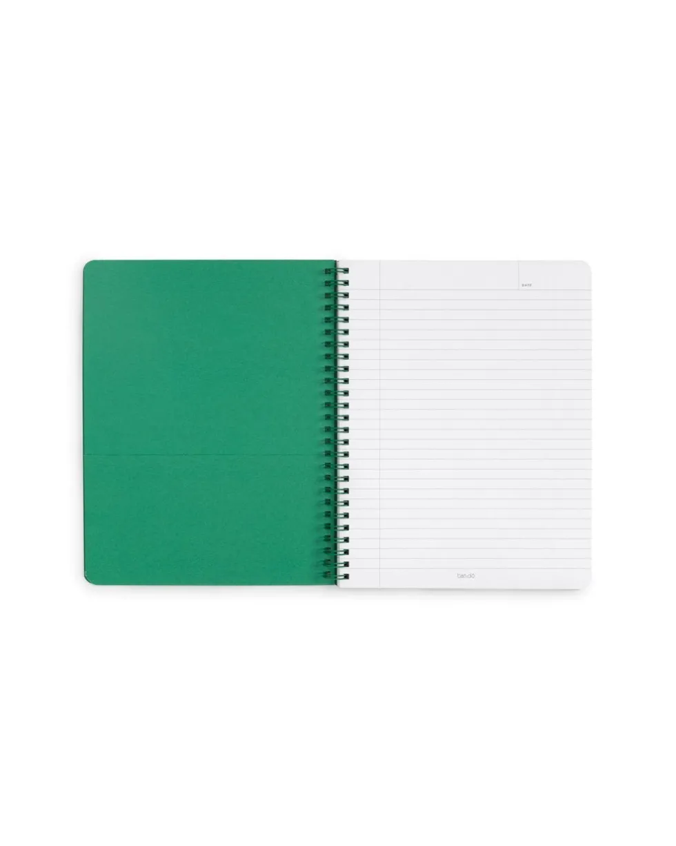 Rough Draft Mini Notebook - Emerald Super Bloom