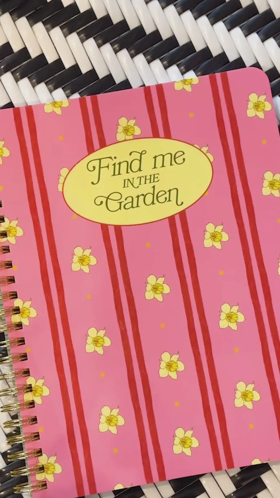 Rough Draft Mini Notebook - Find Me in the Garden