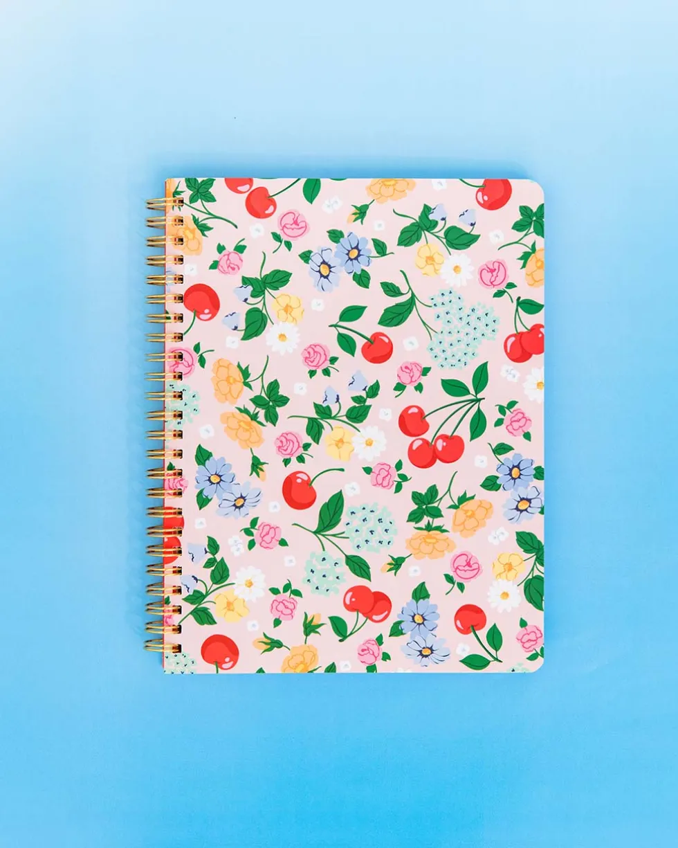 Rough Draft Mini Notebook - Flowers and Fruit