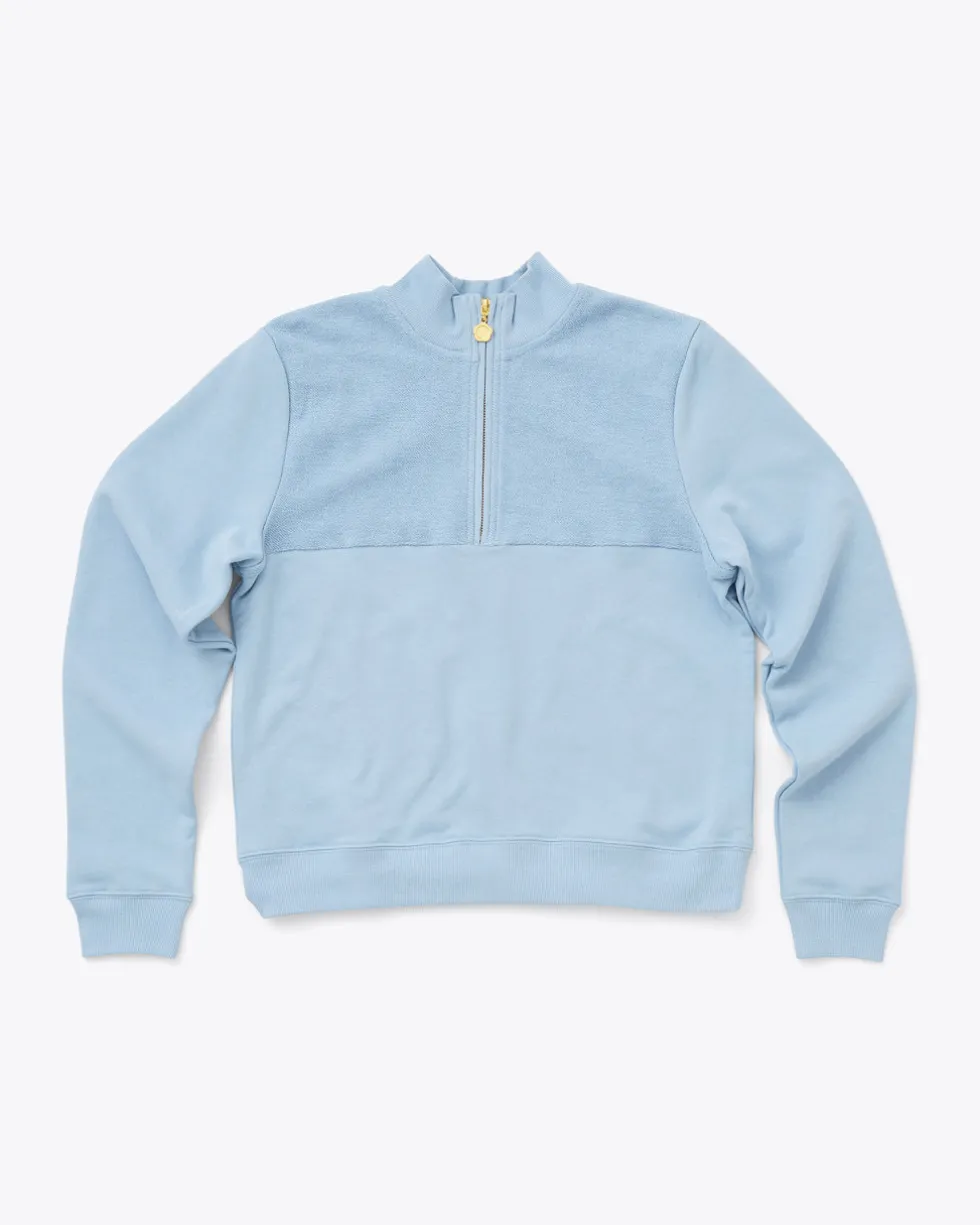 Sky Half Zip Sweatshirt