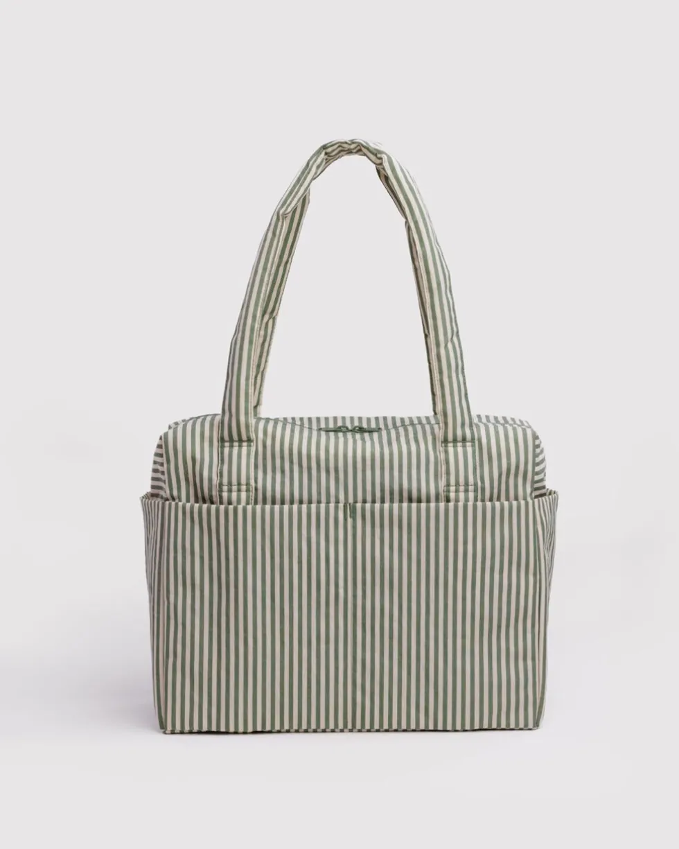 Small Cloud Carry-On Bag - Sage Stripe